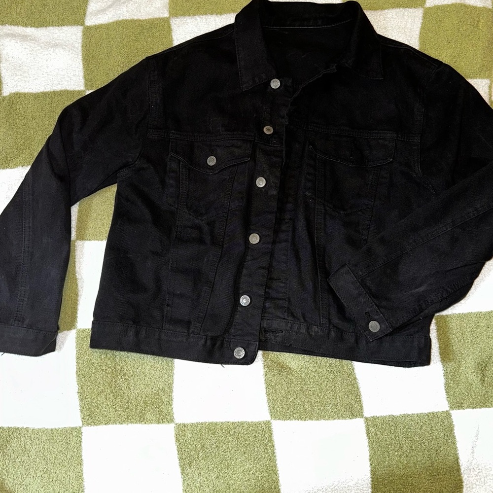 J. Gary black denim jacket